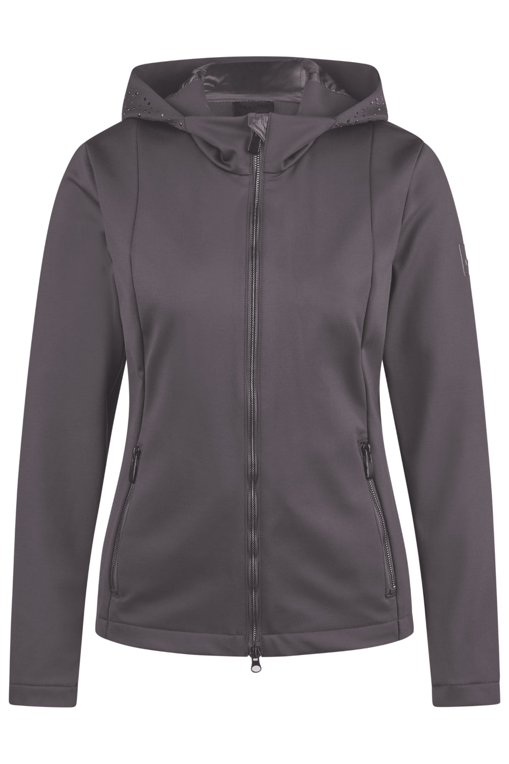 PIKEUR bluza polarowa z kapturem na zamek FLEECE JACKET ash plum SS 2026